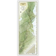 National Geographic Appalachian Trail Map, In Gift Box, 18 x 48