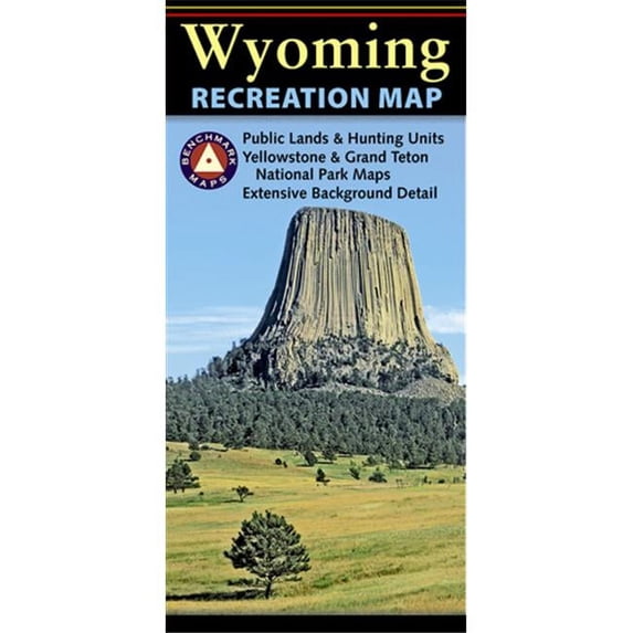 National Geographic BE0BENWYRM Wyoming Recreation Map Map
