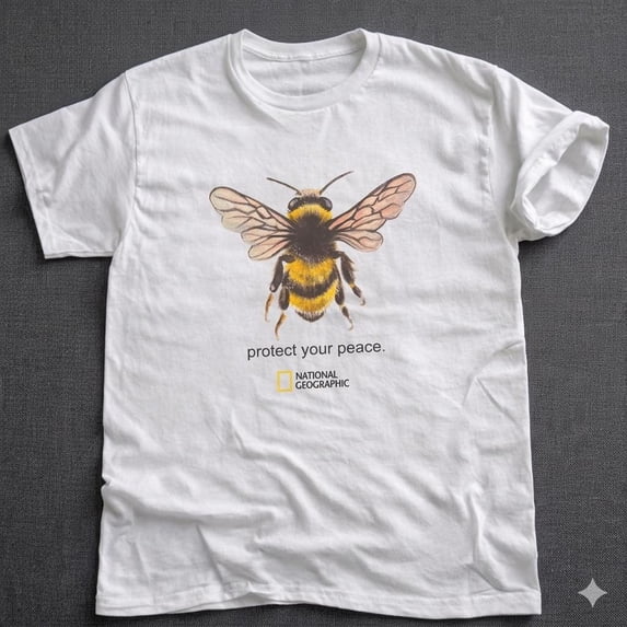 National Geographic Bee t shirt ,funny Bee Tee ,Gift For Her, Woman T-Shirt