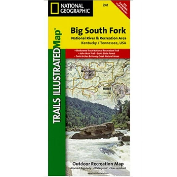 National Geographic Big South Fork National River Map# 241