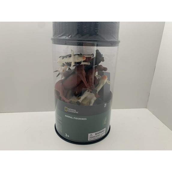 National Geographic Bucket of Farm Animals Figurines, 18 pieces