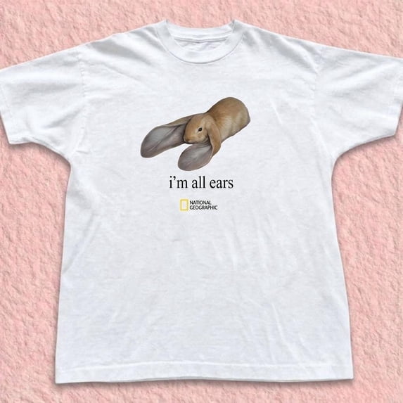 National Geographic Bunny graphic tee