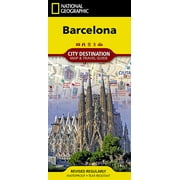 National Geographic Destination City Map Barcelona Map, Paperback