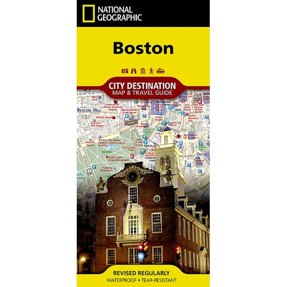 National Geographic Destination City Map Boston Map, (Paperback)