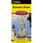 National Geographic Destination City Map Buenos Aires - Folded Map