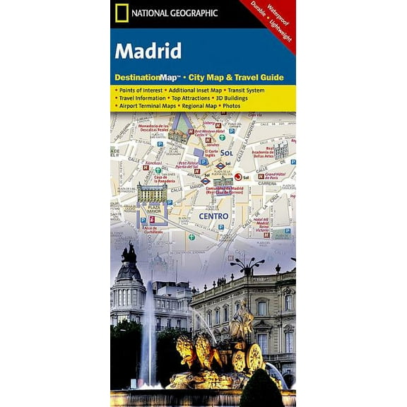 National Geographic Destination City Map: Madrid Map (Other)