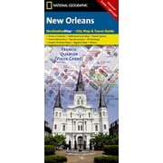 National Geographic Destination City Map New Orleans Map, Paperback