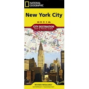 National Geographic Destination City Map New York City Map, Paperback