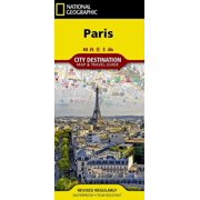 National Geographic Destination City Map Paris Map, Paperback