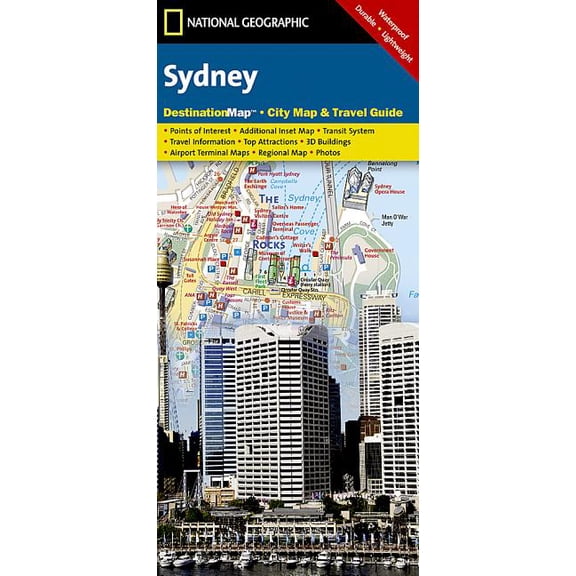National Geographic Destination City Map Sydney Map, (Paperback)