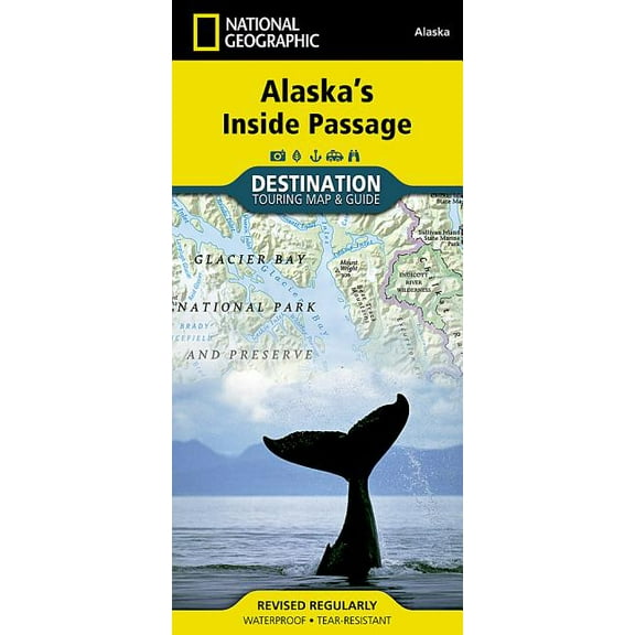 National Geographic Destination Map: Alaska's Inside Passage Map (Other)