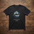 thumbnail image 1 of National Geographic Dolphin Graphic T-Shirt, Go With Flow Unisex Cotton Tee, 1 of 3