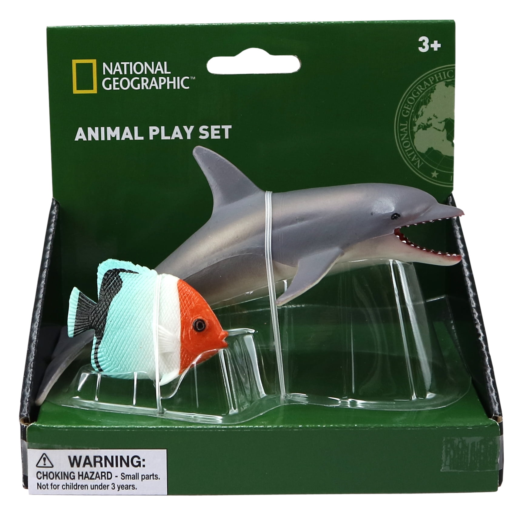 National Geographic - Dolphin and fish Figurines