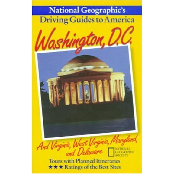 Pre-Owned National Geographic Driving Guide to america, Washington DC, 9780792234265, 079223426X, Paperback, English Language edition