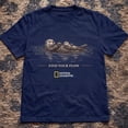 thumbnail image 1 of National Geographic FIND YOUR FLOW Otters graphic tee, 1 of 6
