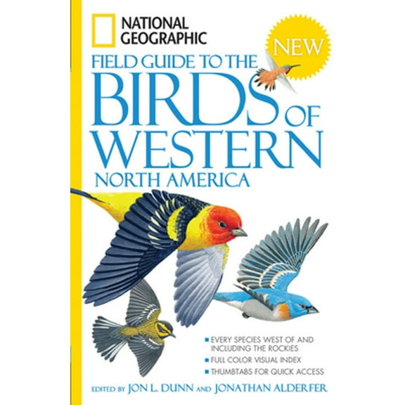 Pre-Owned National Geographic Field Guide to the Birds of Western North America, 9781426203312, 1426203314, Paperback, Annotated edition