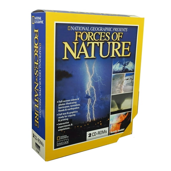 National Geographic Forces of Nature PC CD-Rom - learn the cause & effect of Astronomical and Biological Forces