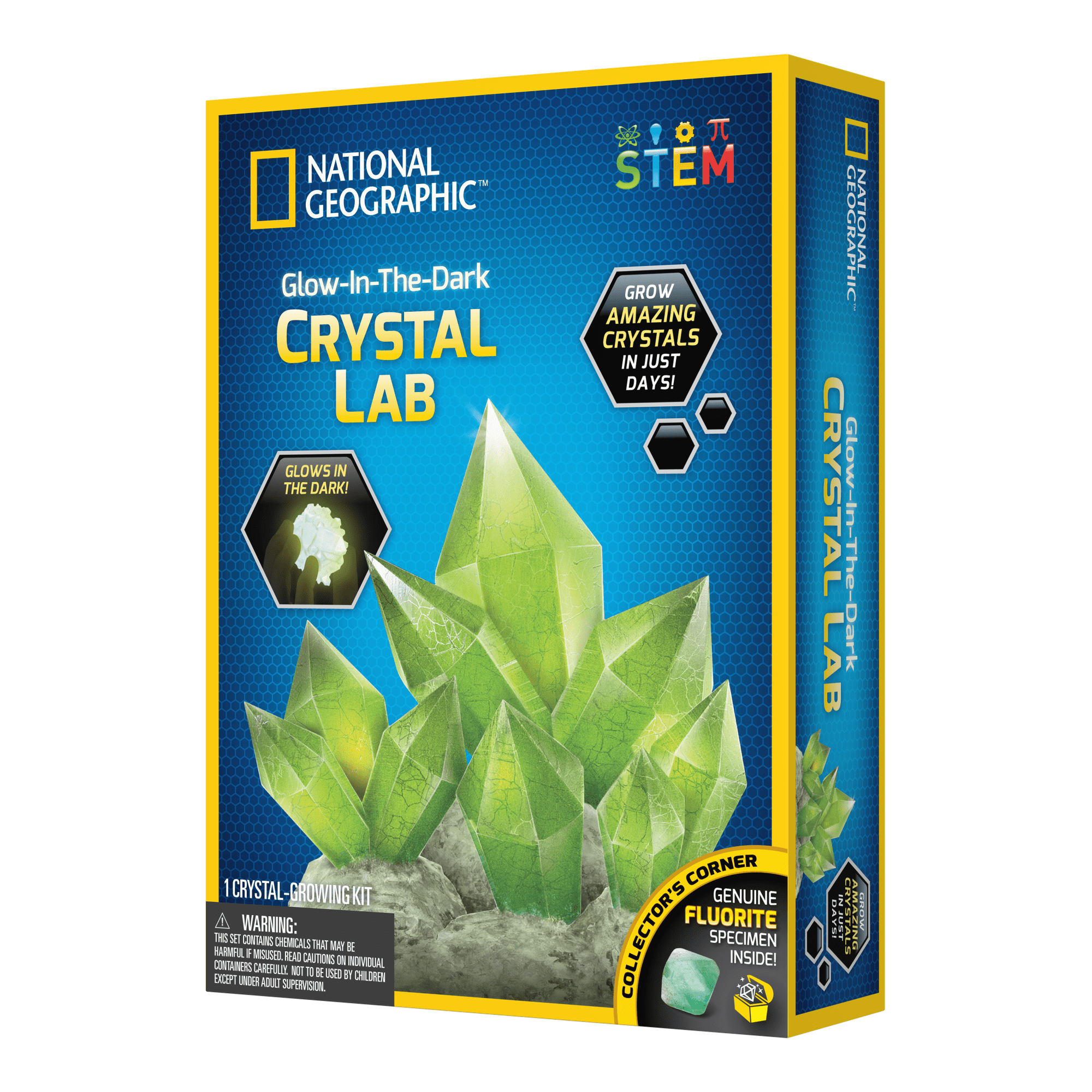 National Geographic Glow-in-the-Dark Crystal Grow Lab Kit for Child 8 years and up National Geographic Glow-in-the-Dark Crystal Grow Lab Kit for Child 8 years and up