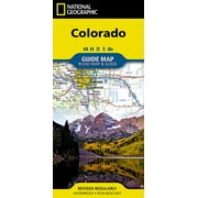 National Geographic Guide Map Colorado Map, Paperback