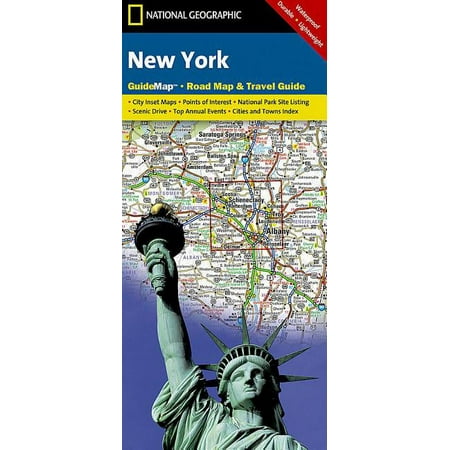 National Geographic Guide Map New York Map, (Paperback)