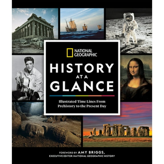 Pre-Owned National Geographic History at a Glance: Illustrated Time Lines from Prehistory to the Present Day (Hardcover) 1426220642 9781426220647