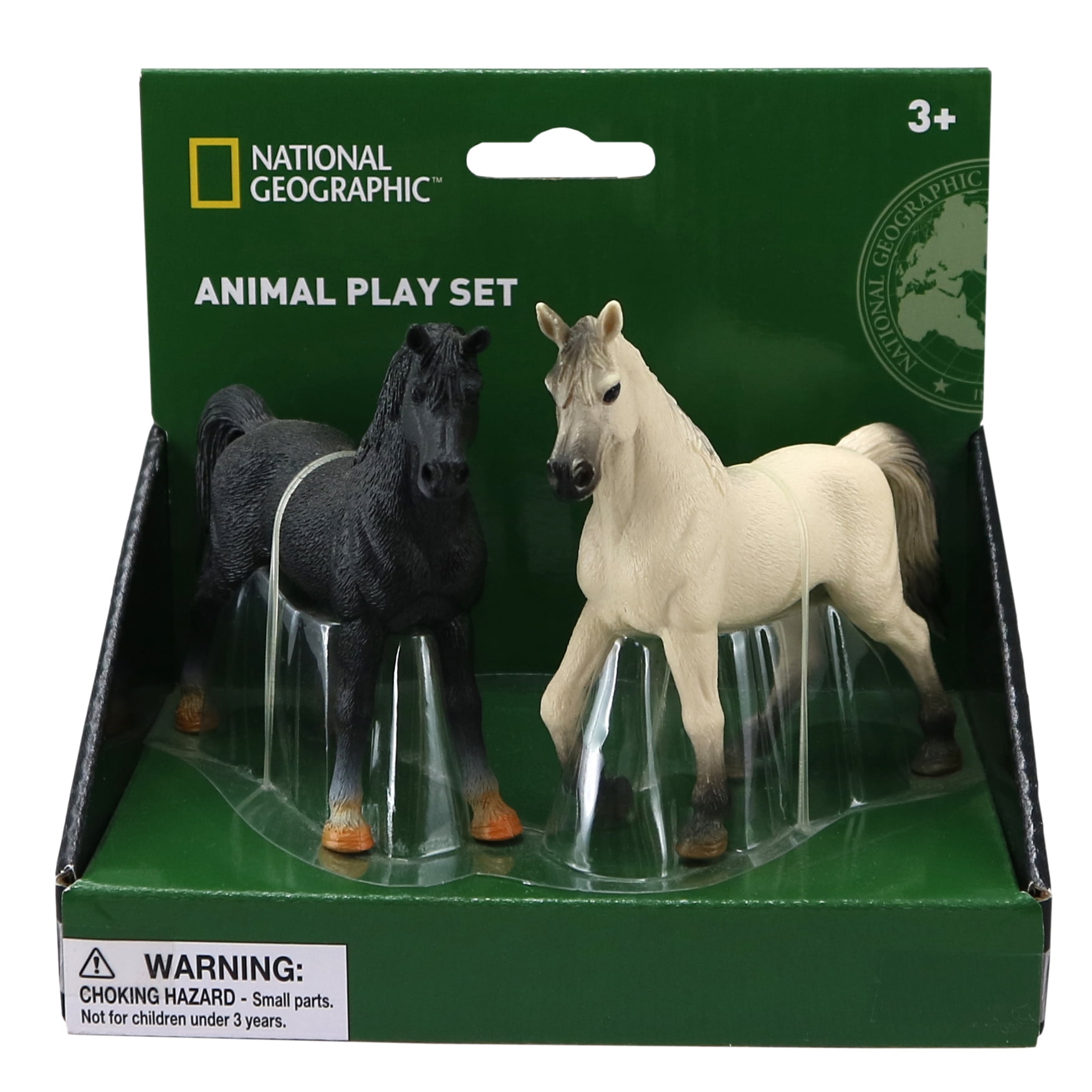 National Geographic Realistic Horse Figurines 2-Piece Life Detail