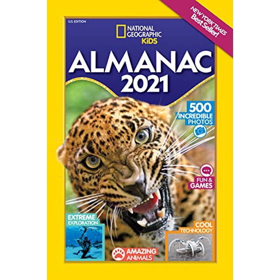 Pre-Owned National Geographic Almanacs: National Geographic Kids Almanac 2021, U.S. Edition (Hardcover)