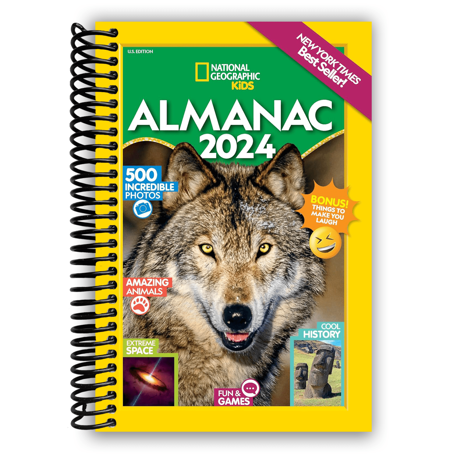 National Geographic Kids Almanac 2024 (Spiral Bound National Geographic Kids Almanac 2024 (Spiral Bound