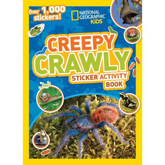 Pre-Owned Creepy Crawly Sticker Activity Book: Over 1,000 Stickers! (Paperback) 1426324251 9781426324253