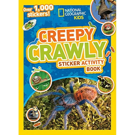 Pre-Owned Creepy Crawly Sticker Activity Book: Over 1,000 Stickers! (Paperback) 1426324251 9781426324253