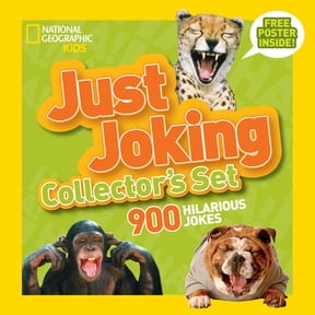 Pre-Owned National Geographic Kids Just Joking Collector's Set (Boxed Set): 900 Hilarious Jokes about Everything [With Poster] (Hardcover) 1426316143 9781426316142