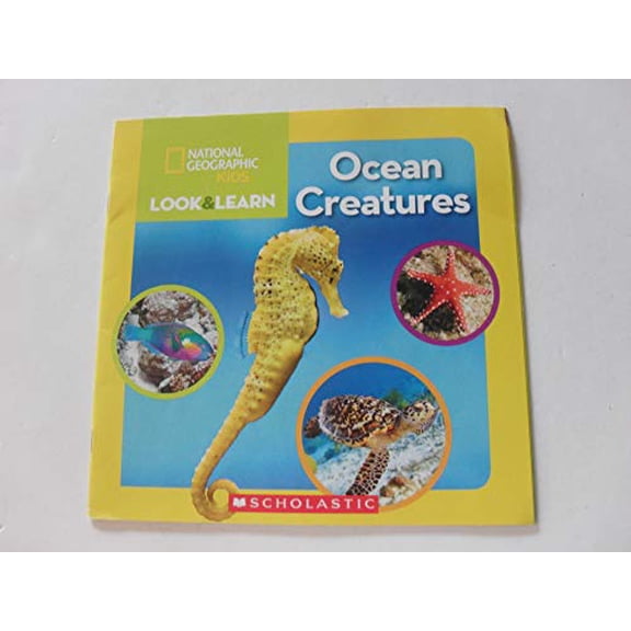Pre-Owned National Geographic Kids-Look & Learn: Ocean Creatures (Paperback) 0545899605 9780545899604