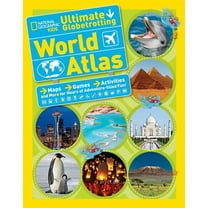 National Geographic Kids National Geographic Kids Ultimate Globetrotting World Atlas: Maps, Games, Activities, and More for Hours of Adventure-Filled Fun!, (Hardcover)