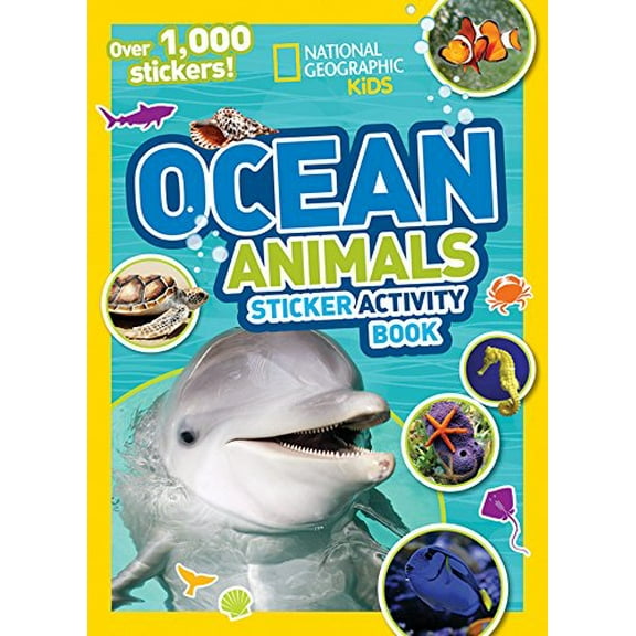 Pre-Owned Ocean Animals Sticker Activity Book (Paperback) 1426324243 9781426324246