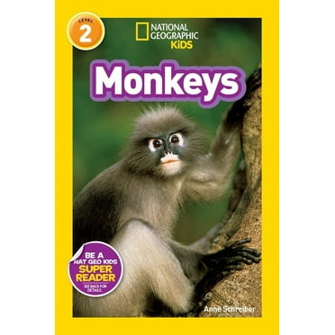 National Geographic Kids Readers Monkeys (National Geographic Kids Readers, Level 2), (Paperback)