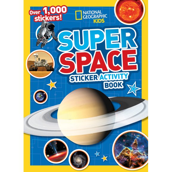 Pre-Owned Super Space Sticker Activity Book (Paperback) 1426315562 9781426315565