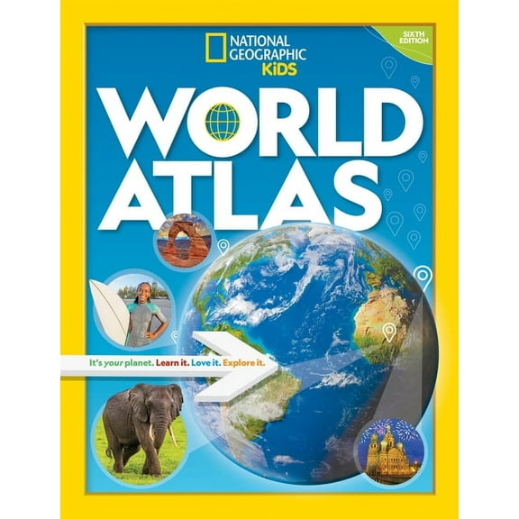 Ngk Atlases National Geographic Kids World Atlas, 6th Edition, (Hardcover)