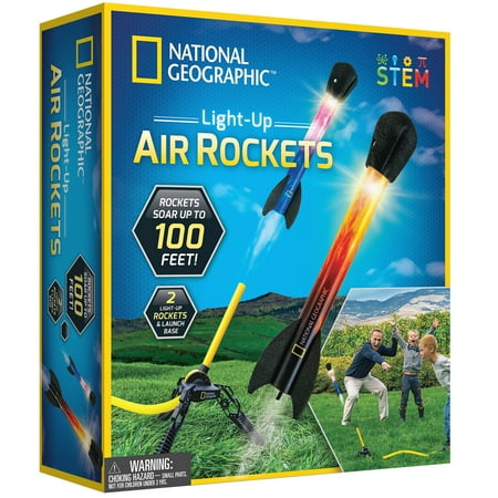 National Geographic Light Up Air Rockets Kit