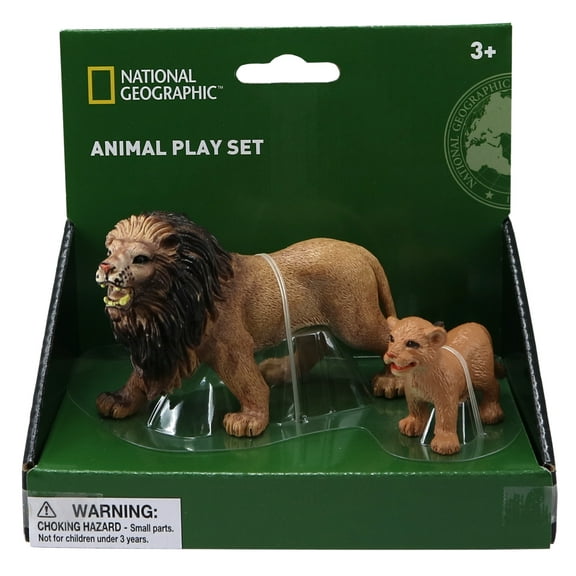 National Geographic - Lion and cub Figurines