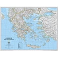 thumbnail image 1 of National Geographic Maps Greece Classic Wall Map, 1 of 1