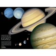 thumbnail image 1 of National Geographic Maps The Solar System  Poster Map (Two Sided), 1 of 1