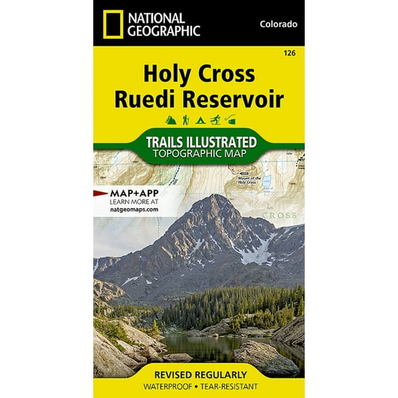 National Geographic Maps: Trails Illustrated: Holy Cross, Ruedi Reservoir - Folded Map