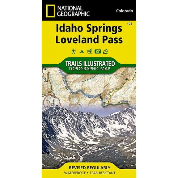 National Geographic Maps: Trails Illustrated: Idaho Springs, Loveland Pass - Folded Map