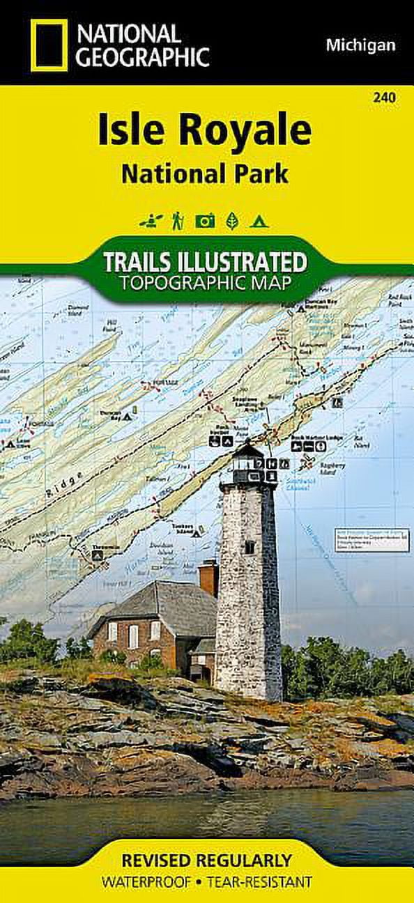 National Geographic Maps: Trails Illustrated: Isle Royale National Park - Folded Map
