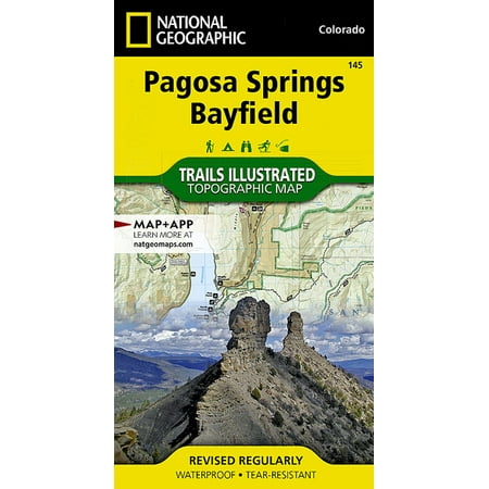 National Geographic Maps: Trails Illustrated: Pagosa Springs, Bayfield - Folded Map