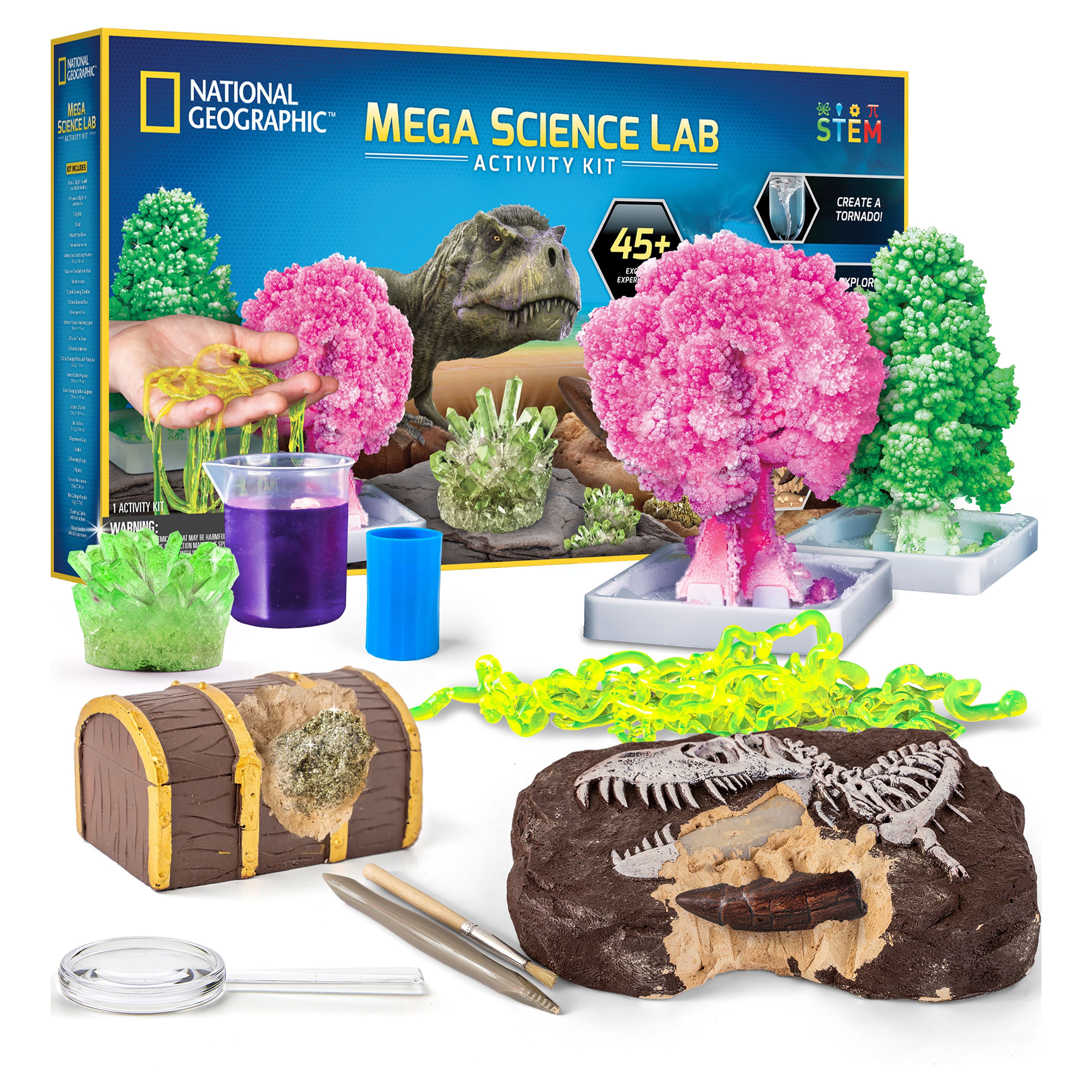 Science Kit for Kids - Mega Science Series w/ 150+ Experiments, STEM  Chemistry and Physics Set Toys for 4 5 6 7 8 9 10 Boys Girls, Christmas  Birthday