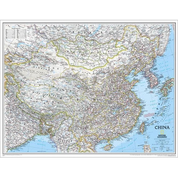 National Geographic RE00620156 Map Of China - Laminated