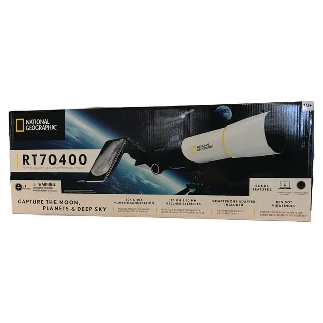National Geographic RT70400 70mm Reflector Telescope with Panhandle