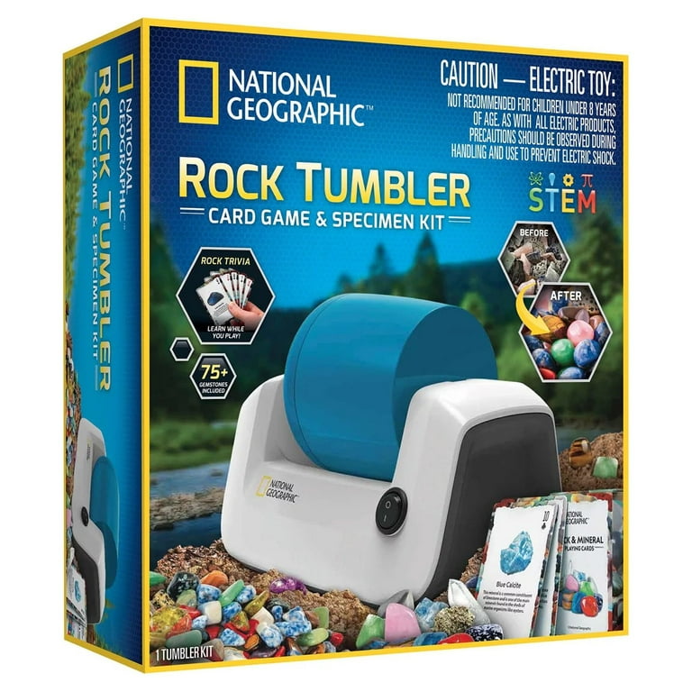Rock Collection Box For Kids Natural Rough Mineral Specimens Set for  Education