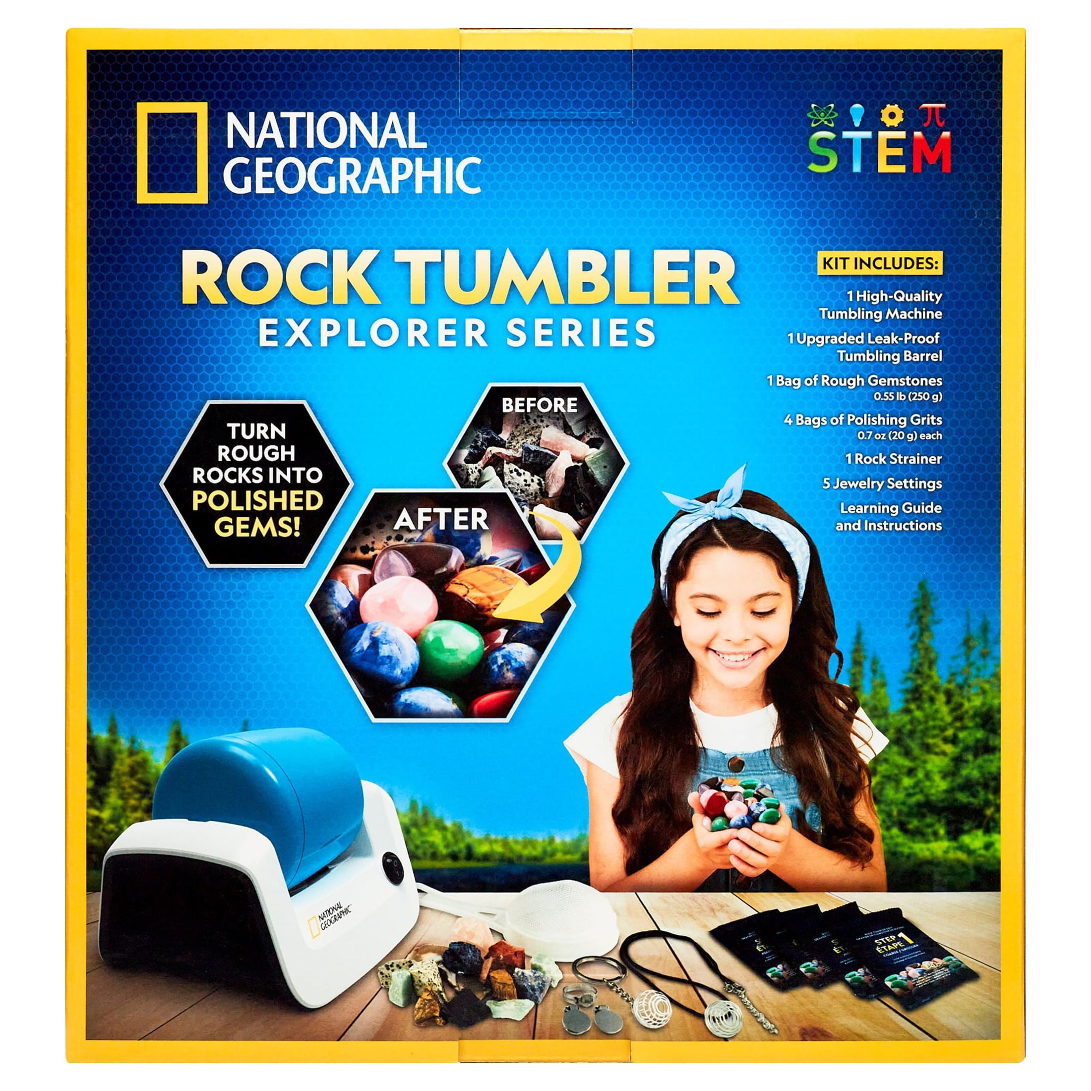 National Geographic Starter Rock Tumbler Kit
